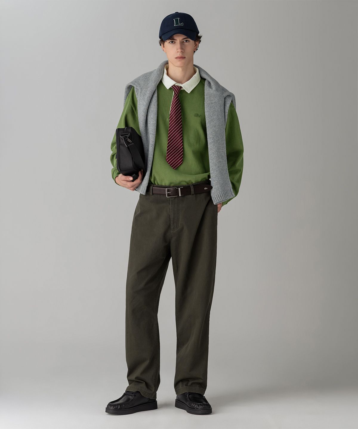 라코스테(LACOSTE) 남성 워시드 럭비 폴로 셔츠 KH104M-56N RV4