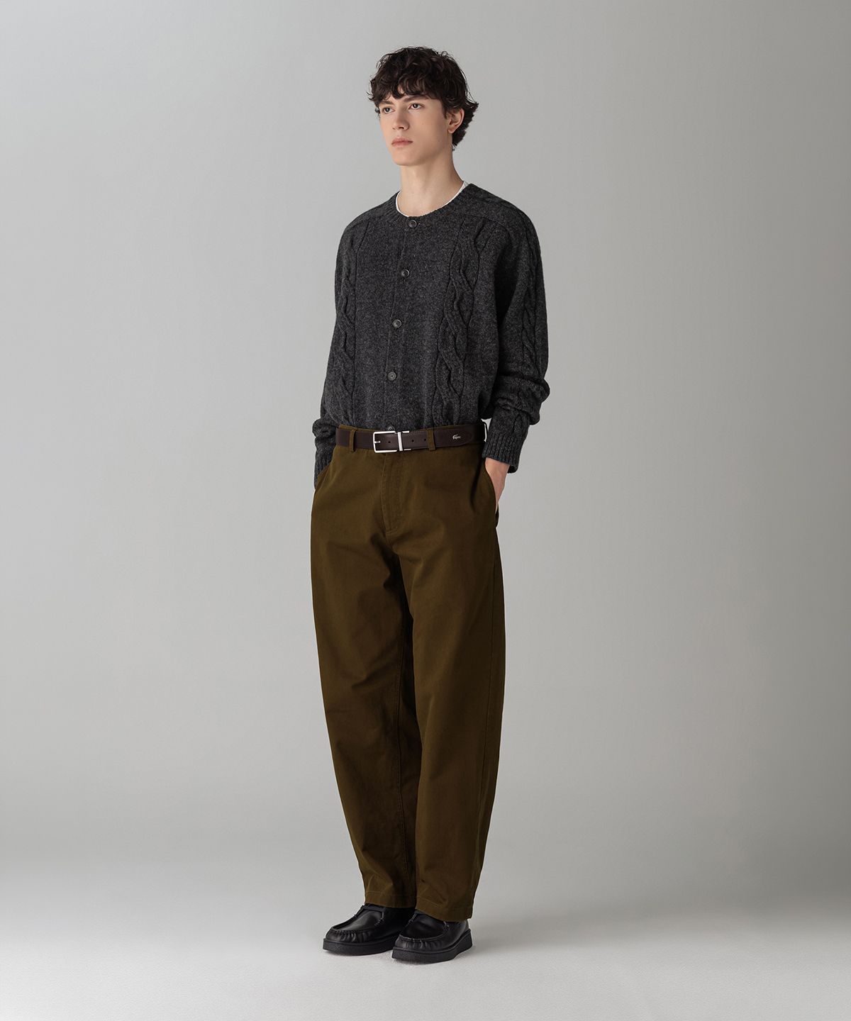 라코스테(LACOSTE) 남성 루즈핏 워시드 치노팬츠 HH106M-56N DPD