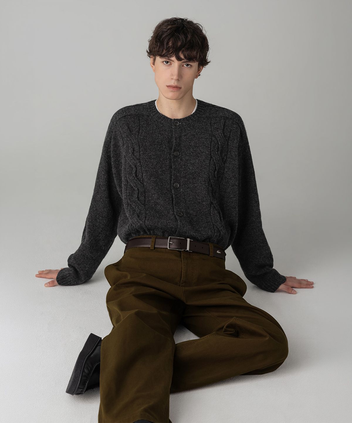 라코스테(LACOSTE) 남성 루즈핏 워시드 치노팬츠 HH106M-56N DPD