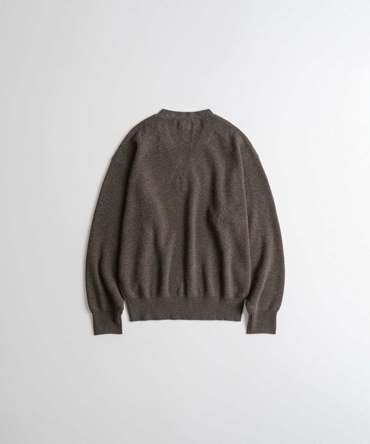 비헤비어(BEHEAVYER) CASHMERE WOOL A1 MIL SWEATER brown