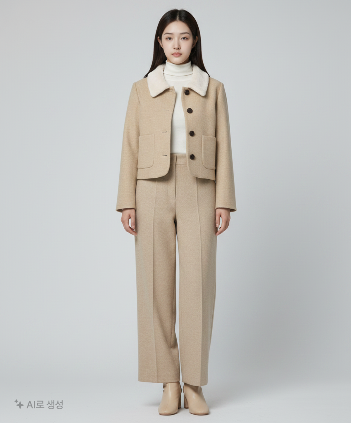 미쏘(MIXXO) 퍼카라 크롭 자켓_MIWJKE102G S