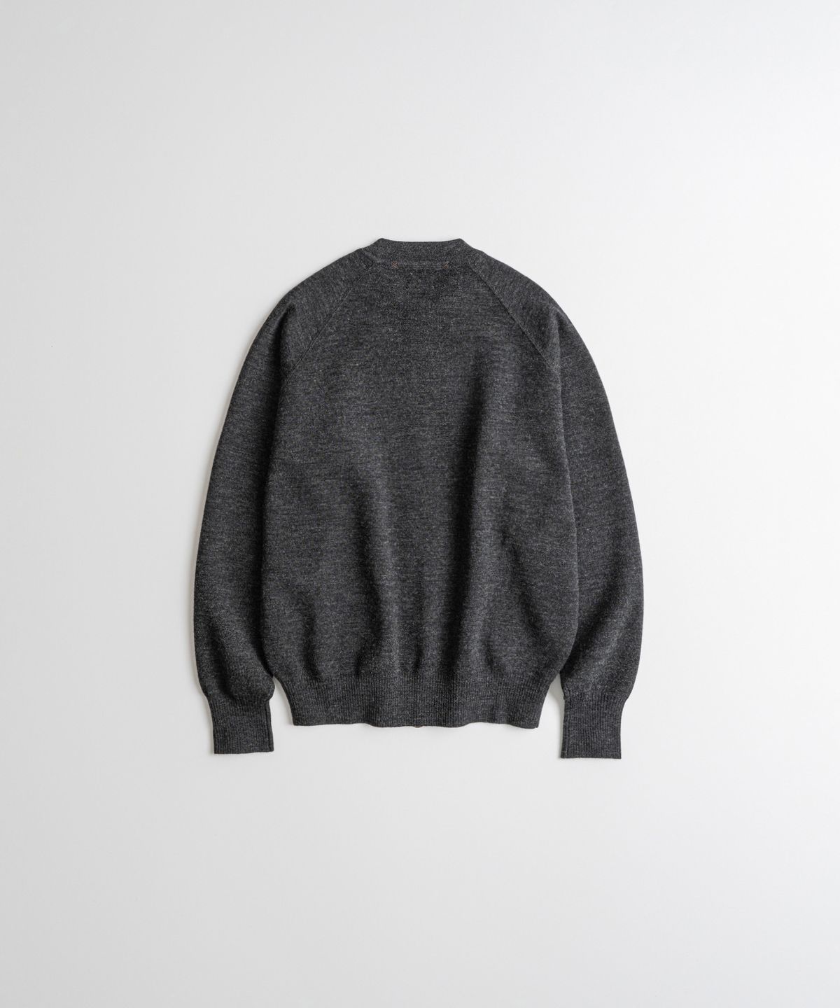 비헤비어(BEHEAVYER) C2 FULL ZIP MIL CARDIGAN heather grey