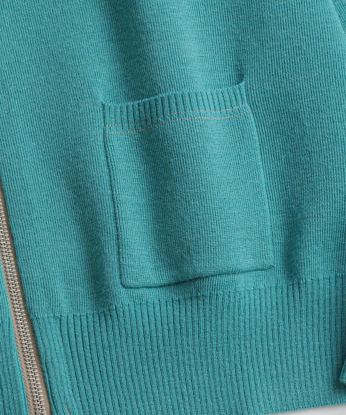 비헤비어(BEHEAVYER) C2 FULL ZIP MIL CARDIGAN turquoise
