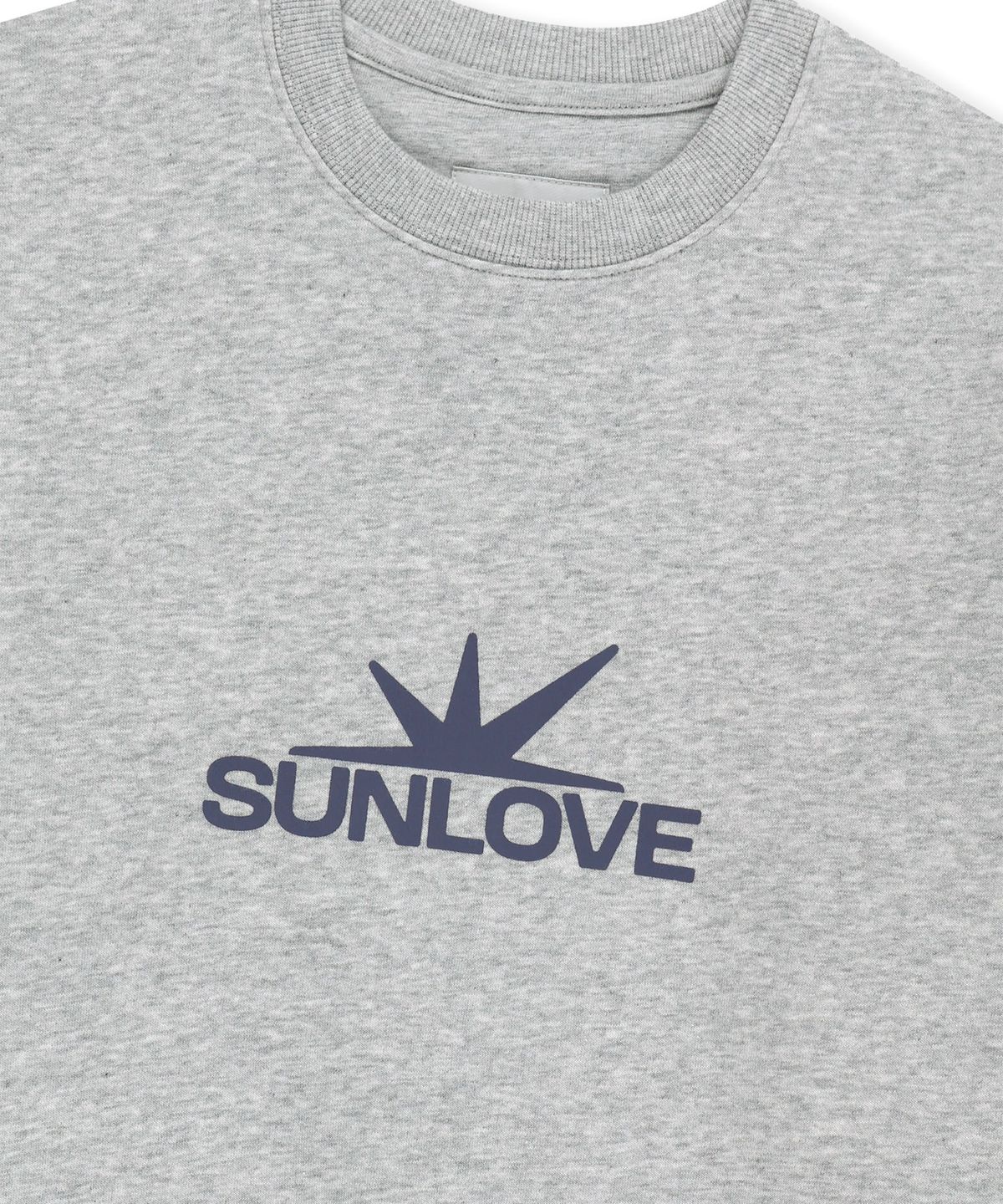 썬러브투어(SUNLOVETOUR) Daybreak Logo Crew Heather Grey