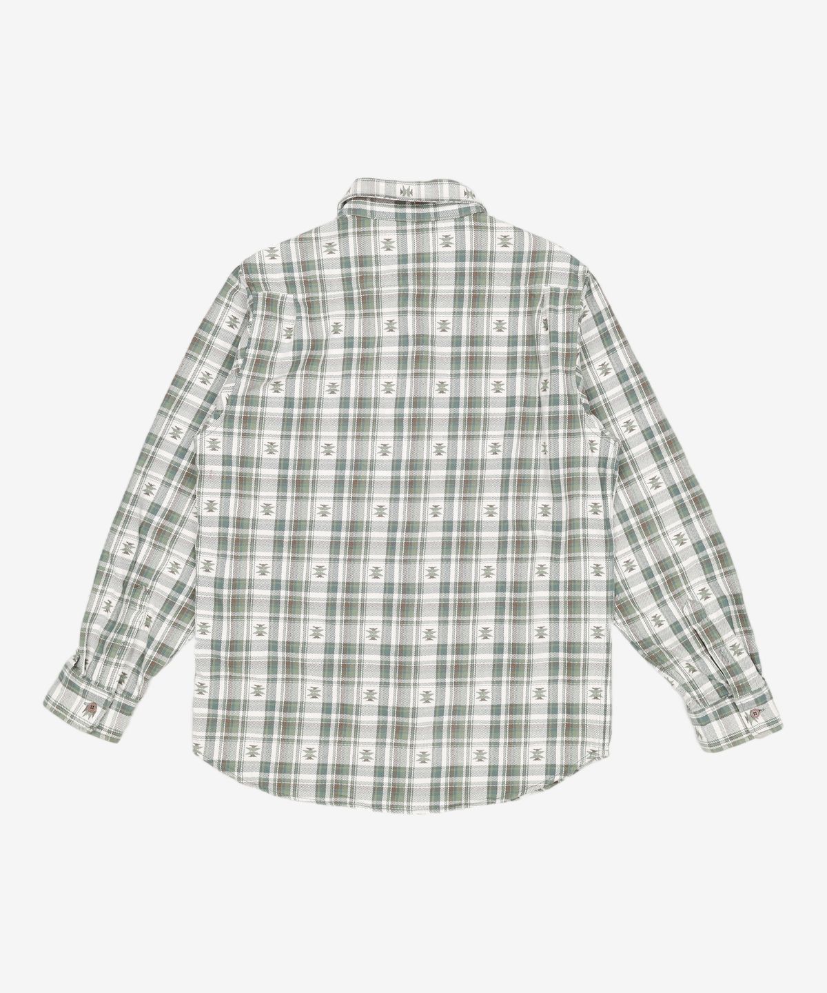 디스이즈네버댓(THISISNEVERTHAT) African Check Shirt Green M