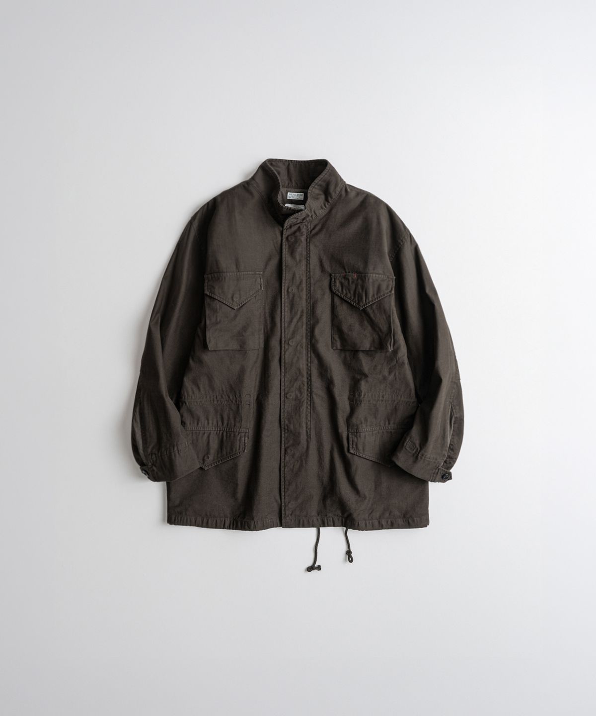 비헤비어(BEHEAVYER) DYED M-S FIELD JACKET brown