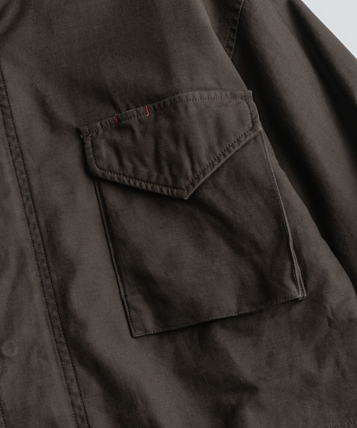 비헤비어(BEHEAVYER) DYED M-S FIELD JACKET brown