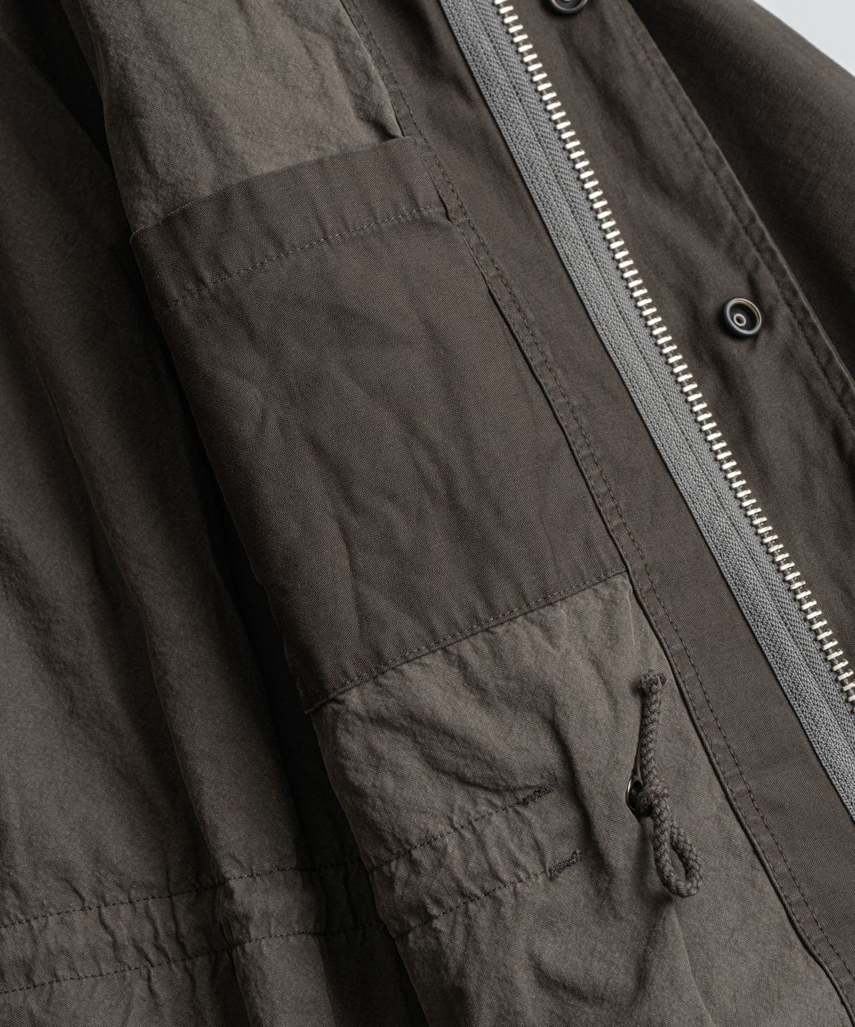 비헤비어(BEHEAVYER) DYED M-S FIELD JACKET brown