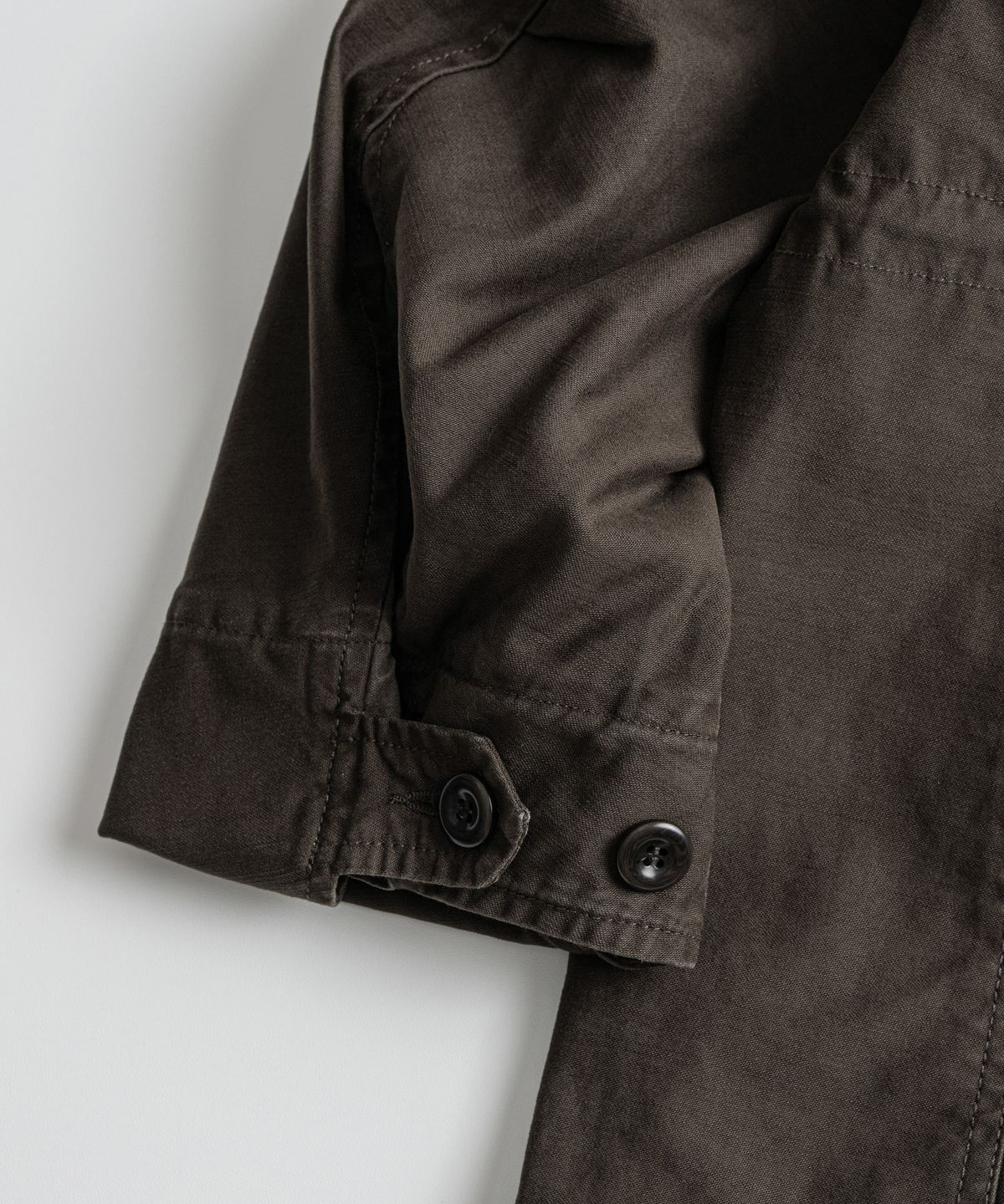 비헤비어(BEHEAVYER) DYED M-S FIELD JACKET brown