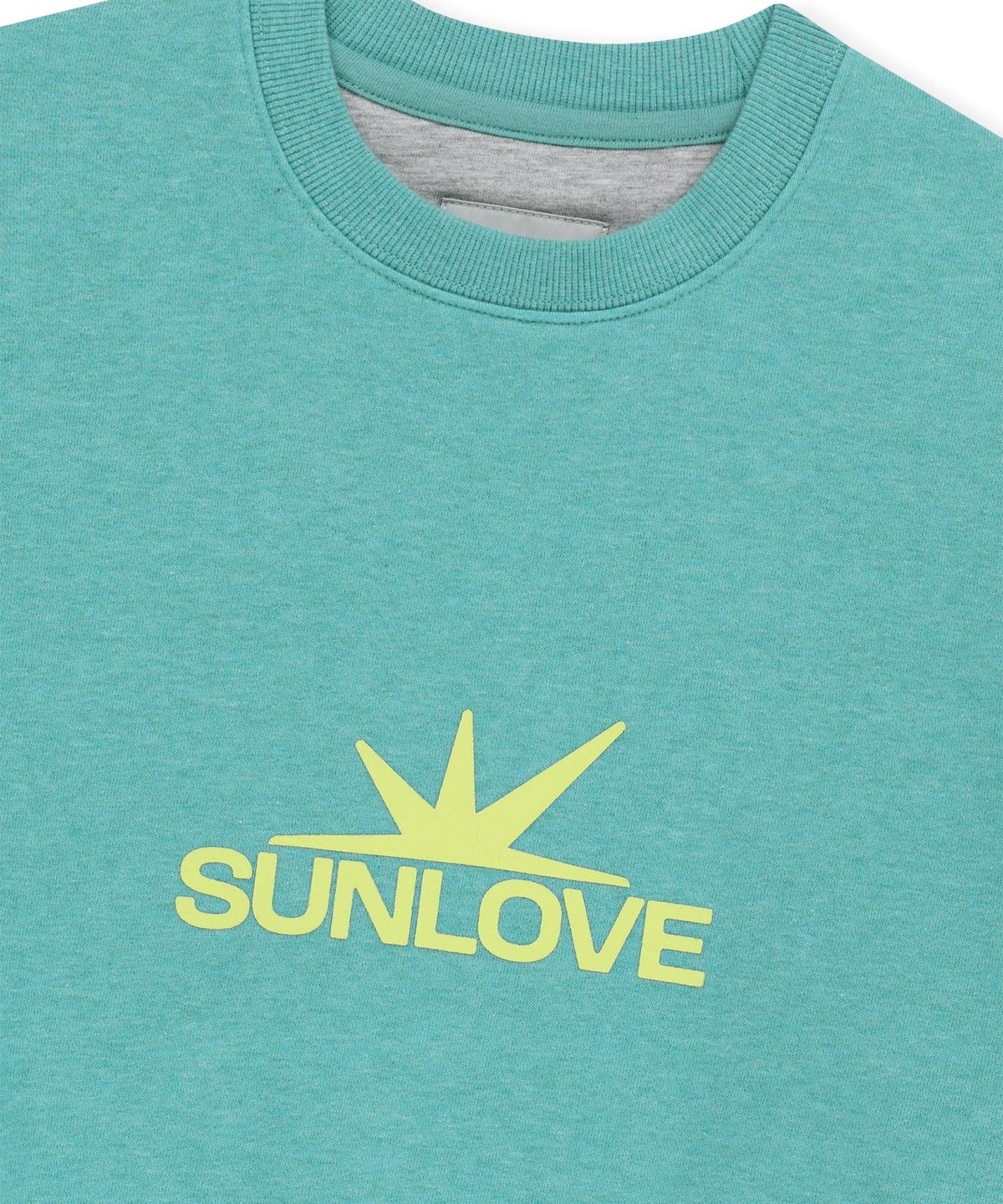 썬러브투어(SUNLOVETOUR) Daybreak Logo Crew Heather Teal