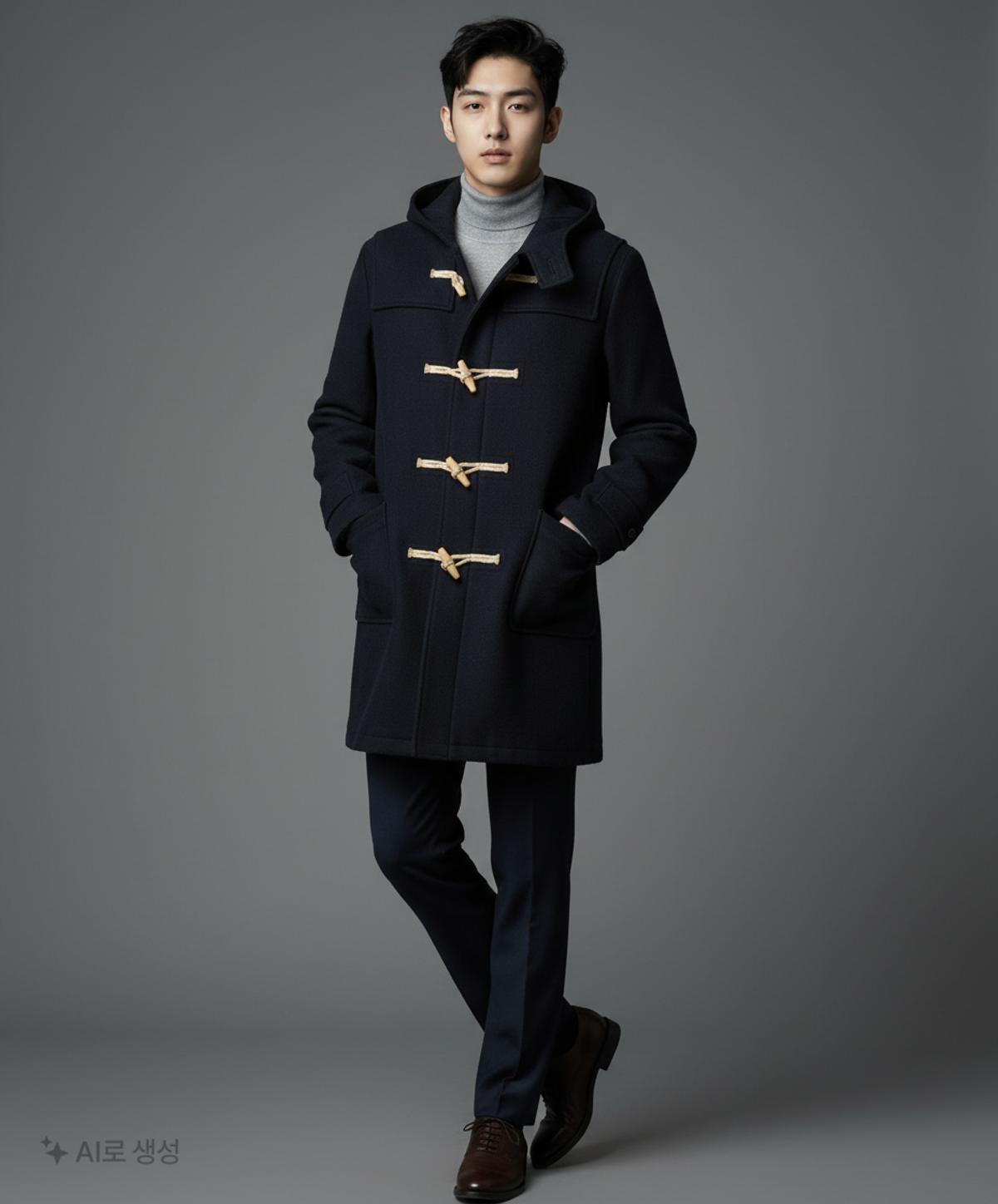 브루먼(BRUMAN) Duffle Coat (Navy) M