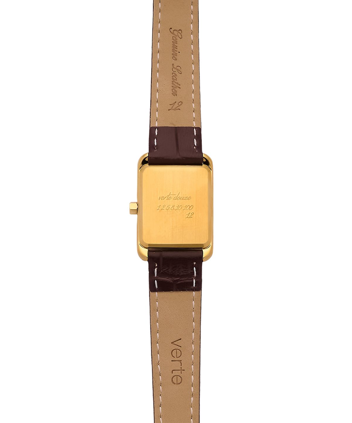 베흐트(VERTE) Douze.03 / Tempo doux watch (brun)