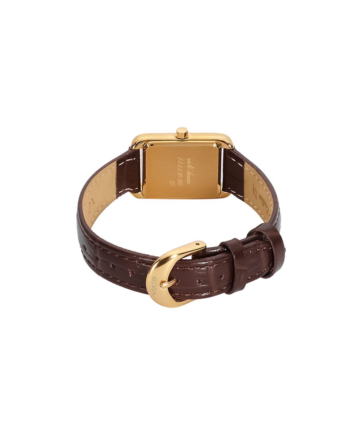 베흐트(VERTE) Douze.03 / Tempo doux watch (brun)