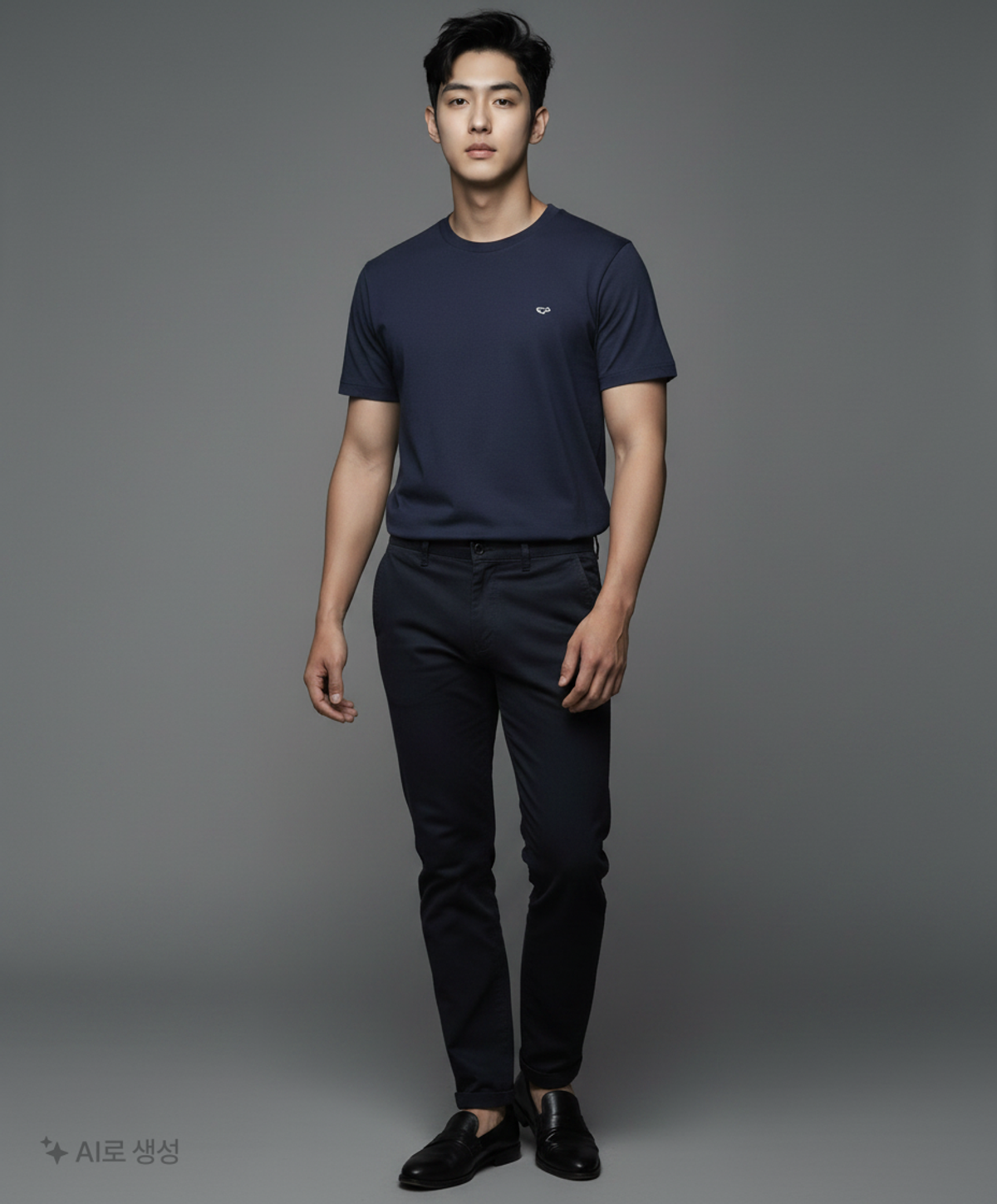네이더스(NEITHERS) BASIC S/S T-SHIRT (NAVY) 4
