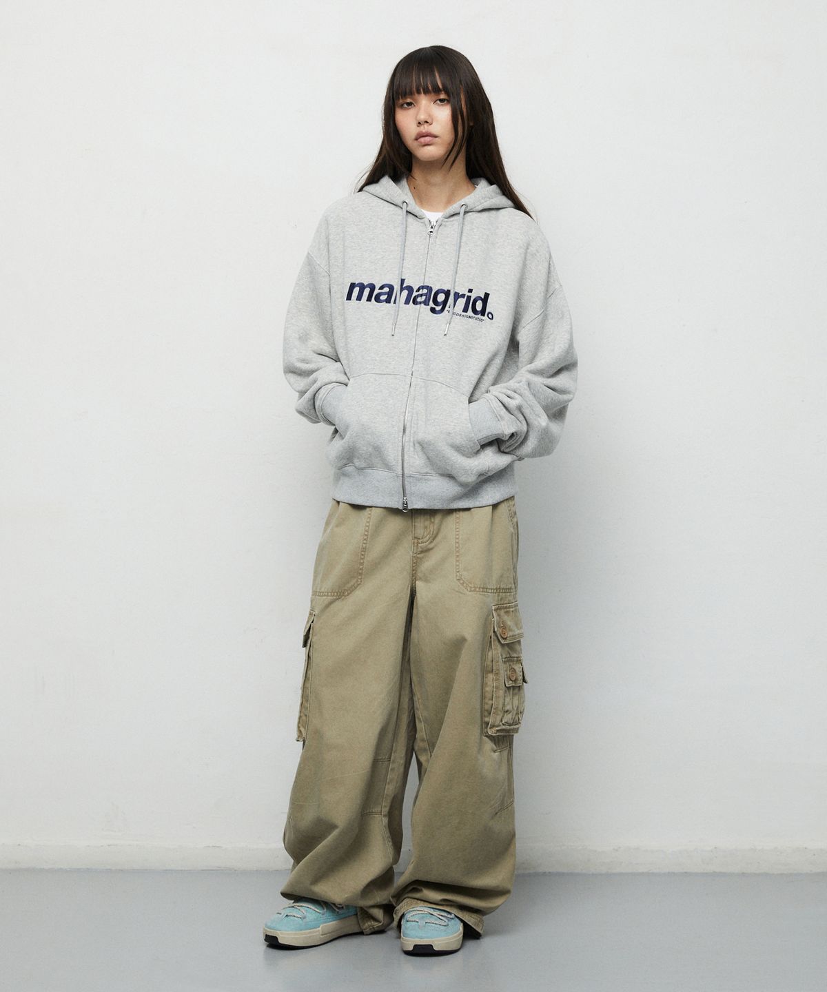 마하그리드(MAHAGRID) MULTI CARGO PANT[BEIGE]