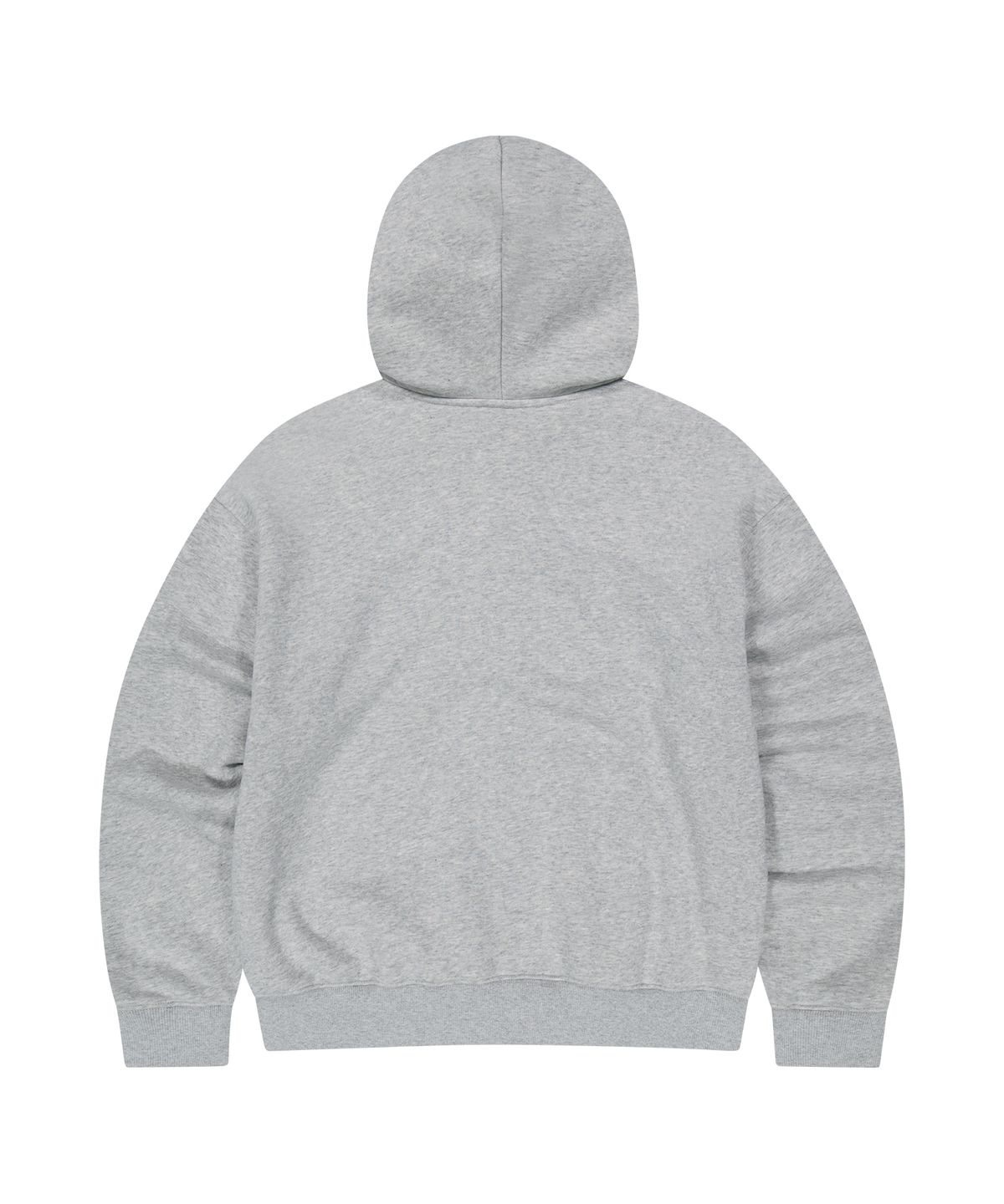 마하그리드(MAHAGRID) BASIC LOGO ZIP-UP HOODIE[GREY]