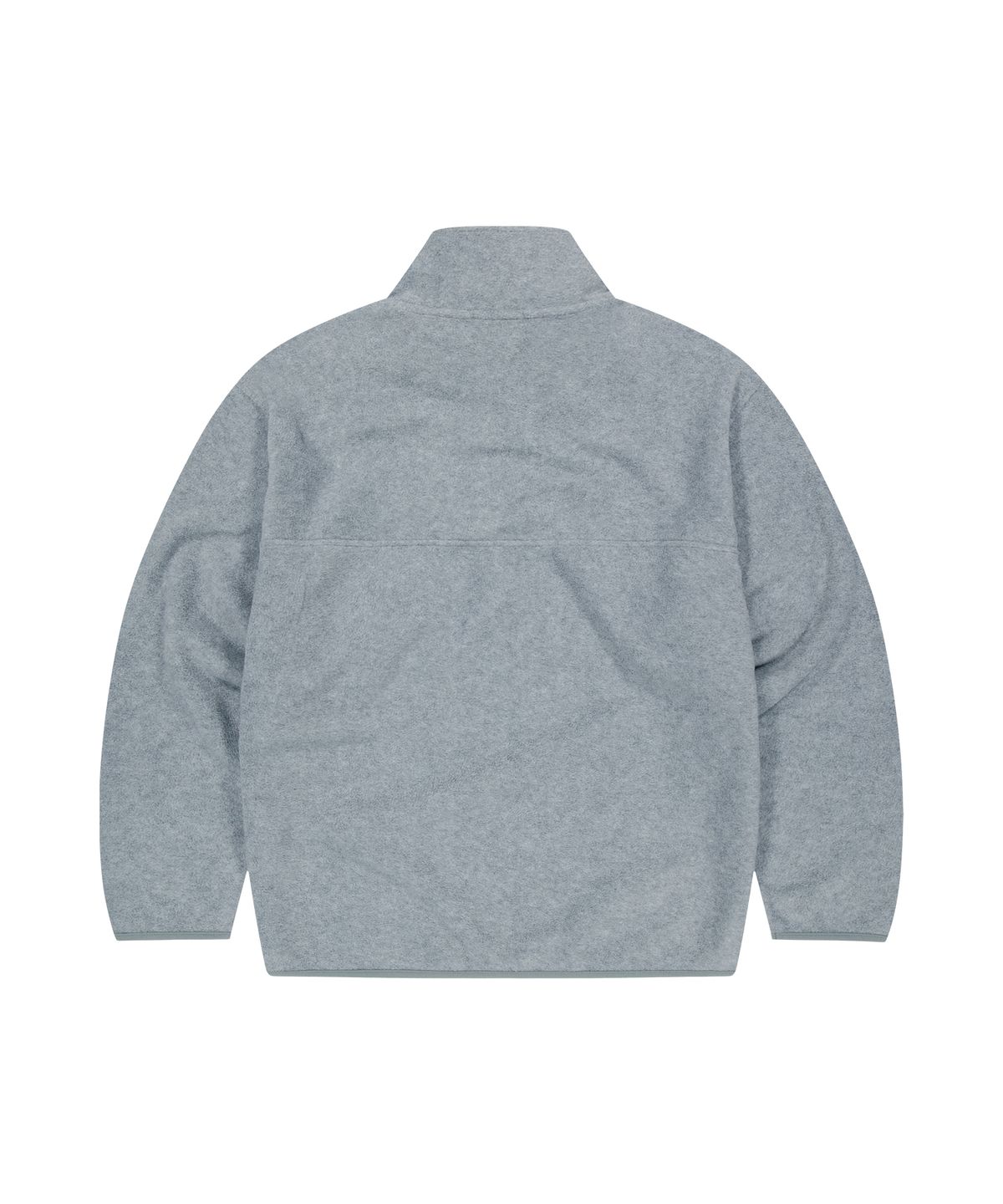 마하그리드(MAHAGRID) CHECK FLEECE ANORAK[GREY]