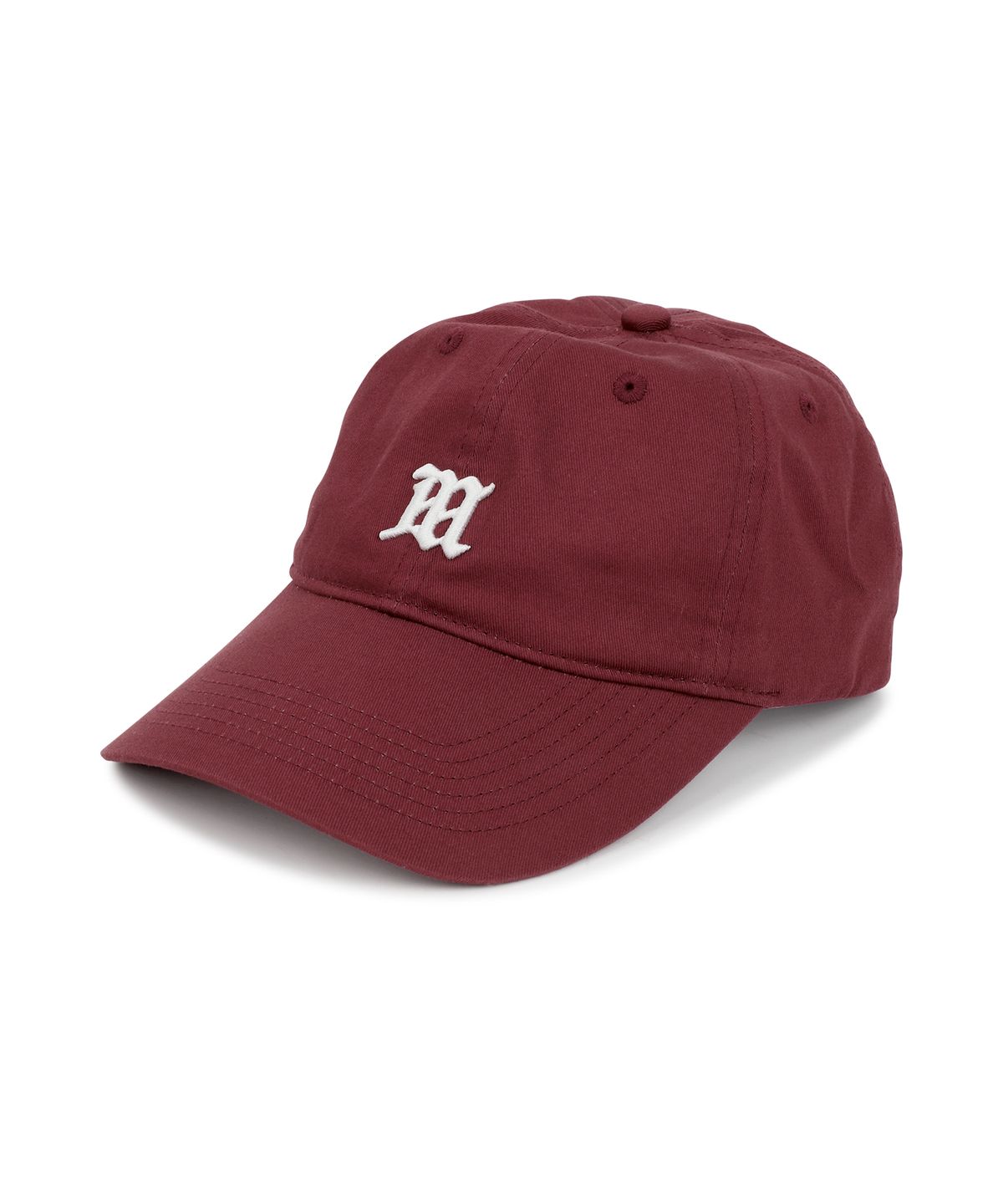 마하그리드(MAHAGRID) M LOGO COTTON BALL CAP[BURGUNDY]