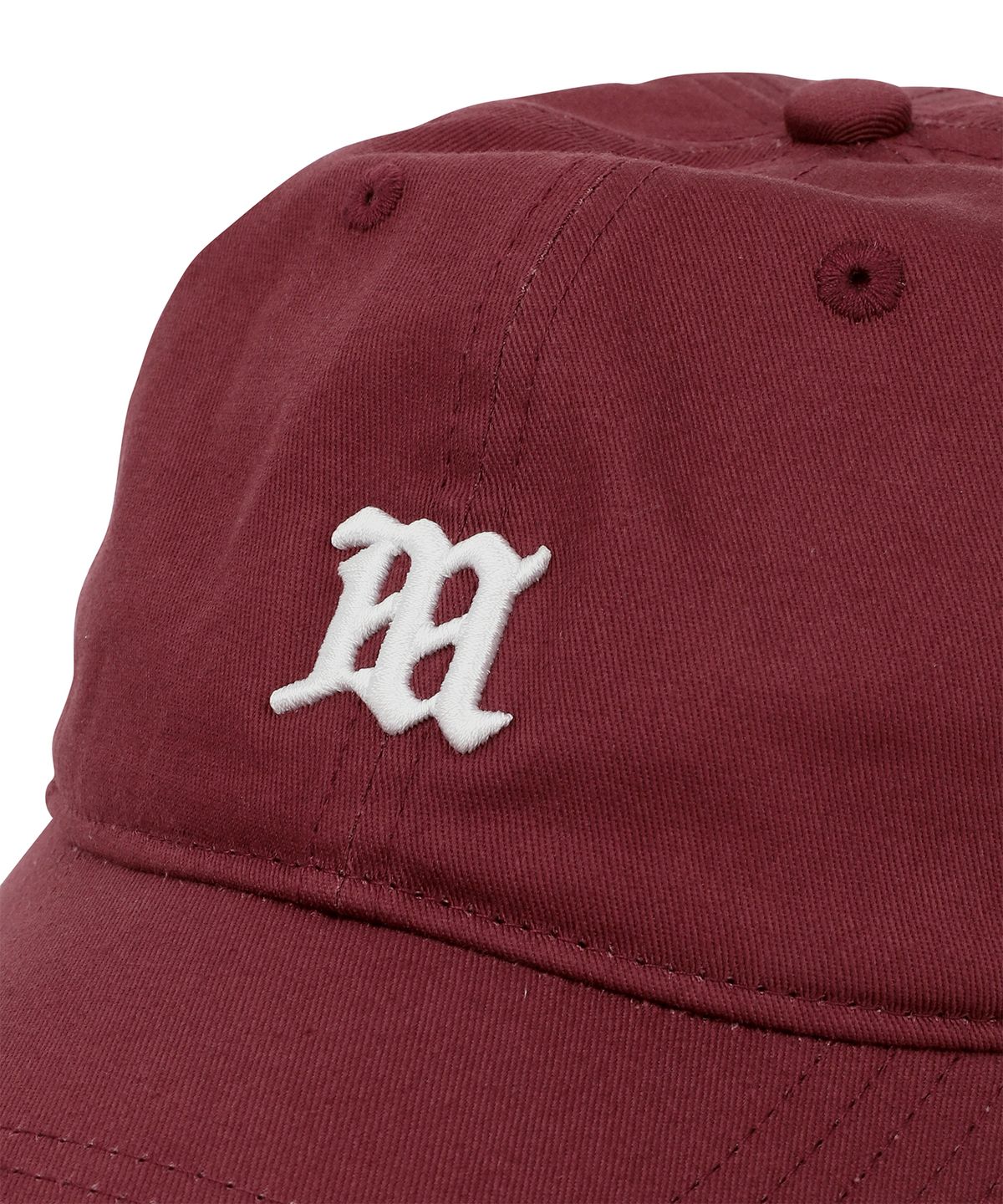 마하그리드(MAHAGRID) M LOGO COTTON BALL CAP[BURGUNDY]