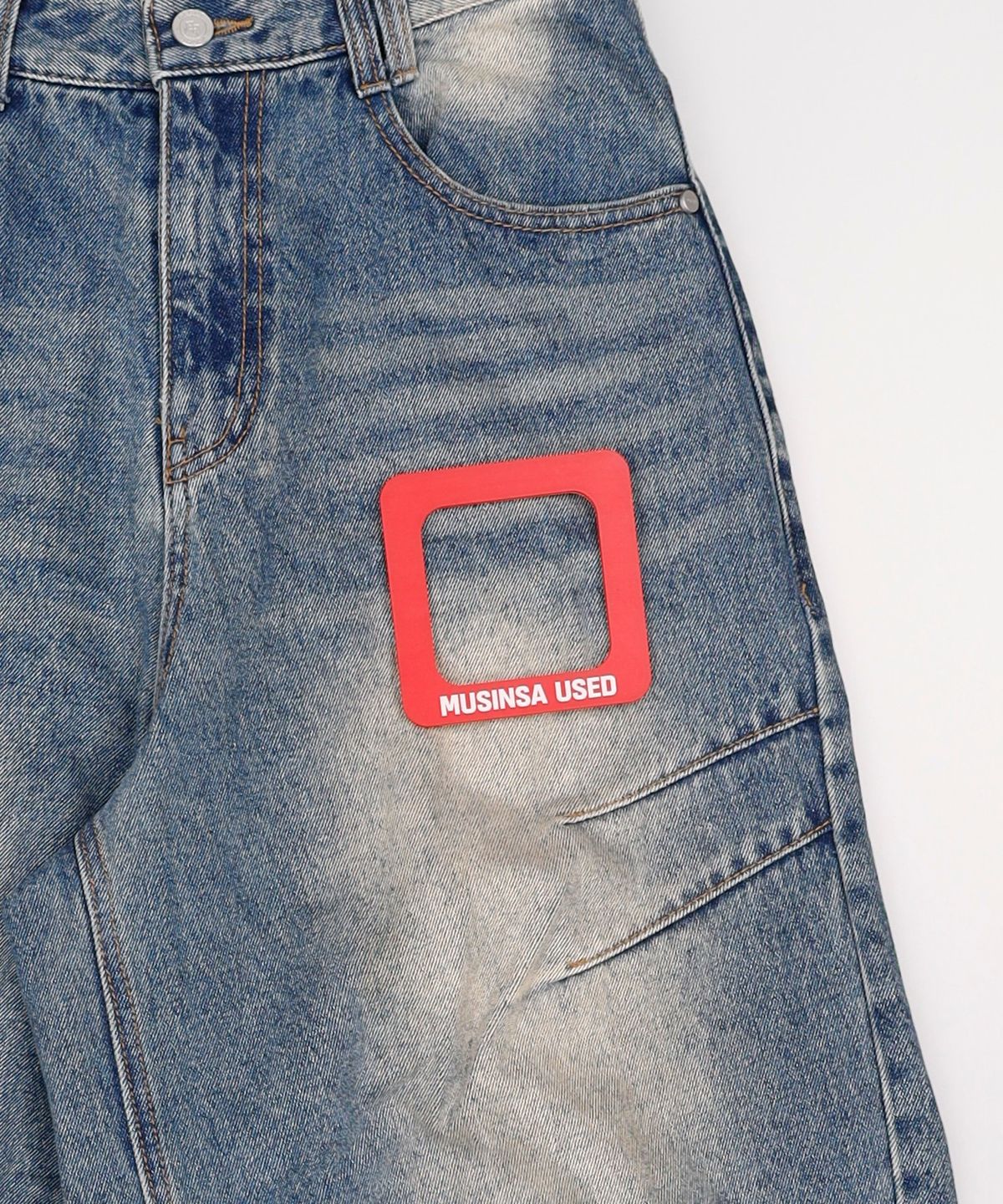 데케트(DECET) Balloon Wide Jeans DCPT055STNGRBlue 28