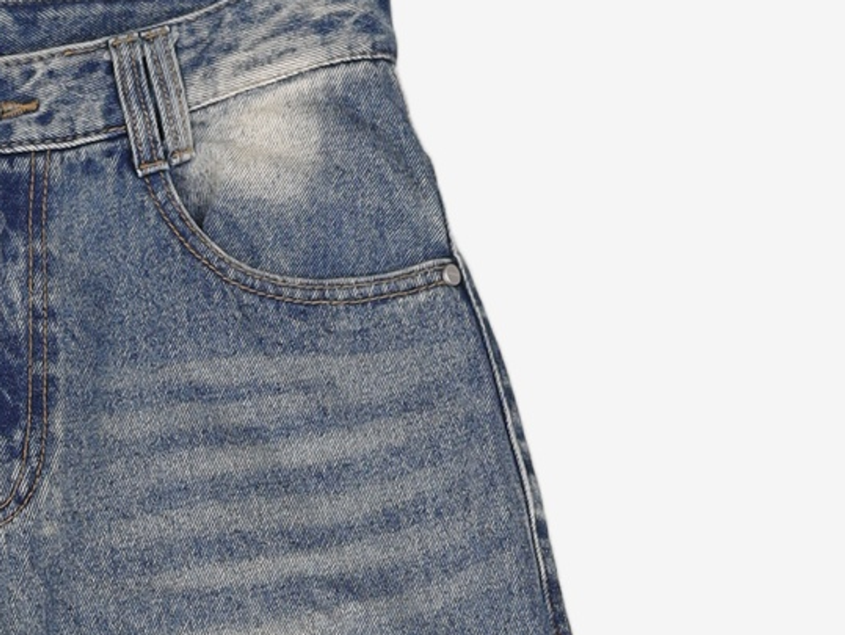 데케트(DECET) Balloon Wide Jeans DCPT055STNGRBlue 28