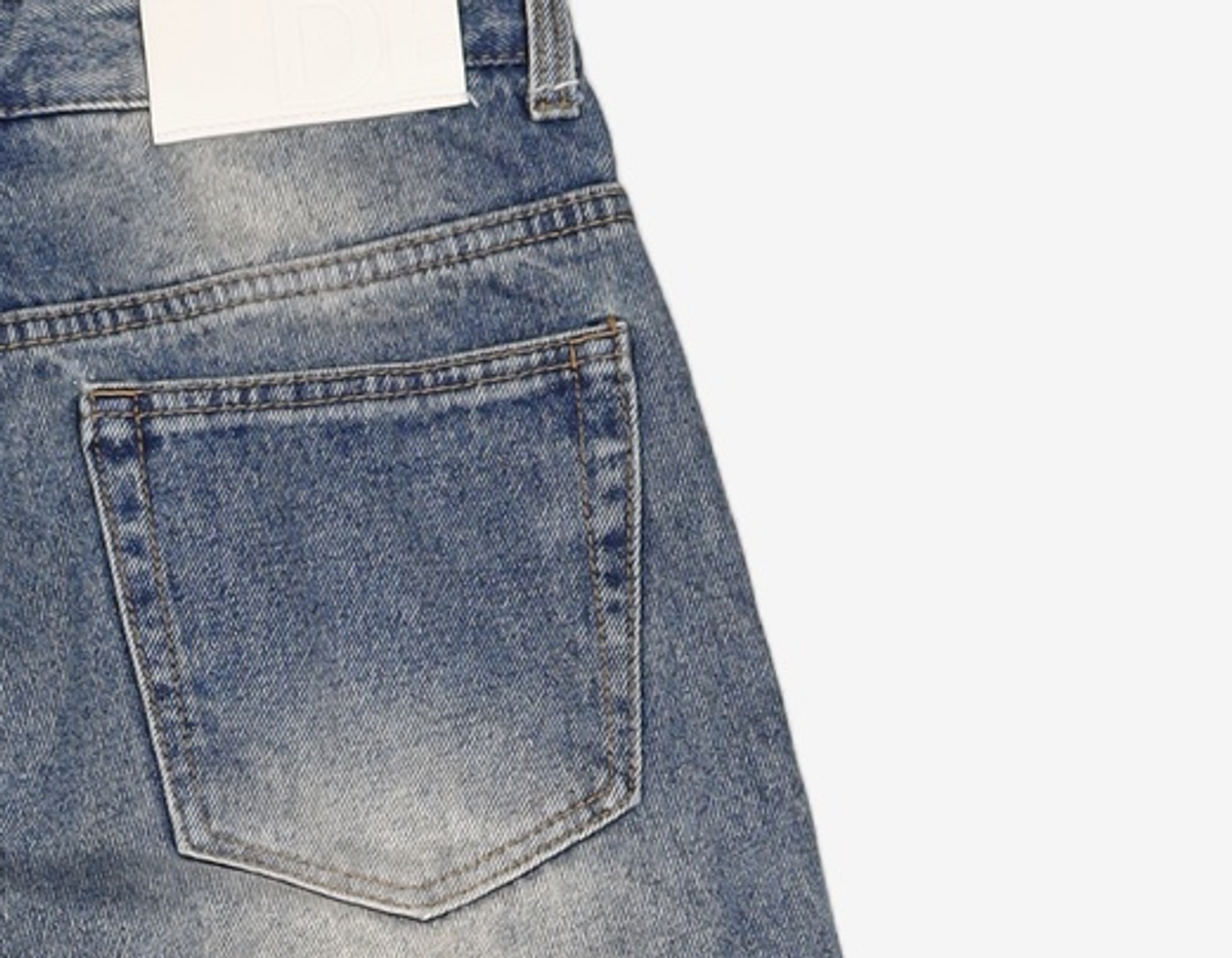 데케트(DECET) Balloon Wide Jeans DCPT055STNGRBlue 28
