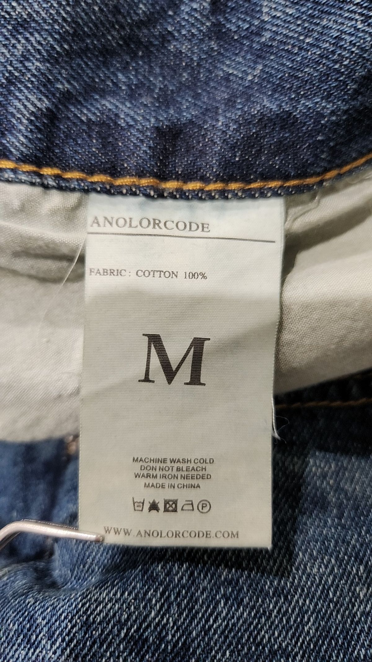 어널러코드(ANOLORCODE) 청/데님 팬츠 M