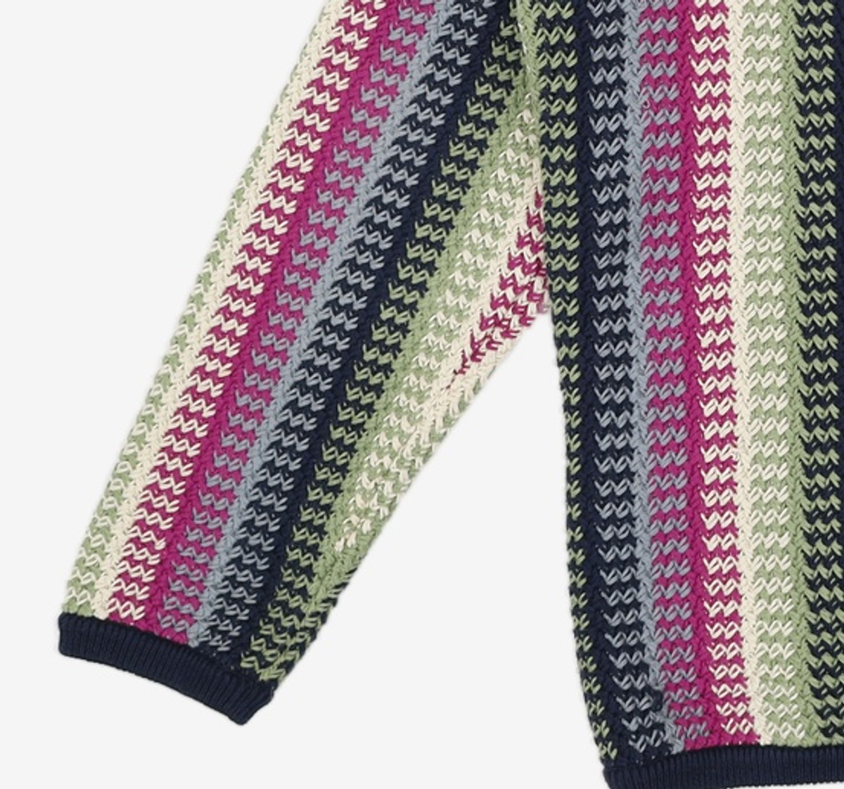 디스이즈네버댓(THISISNEVERTHAT) Crochet Knit Jacket Magenta M