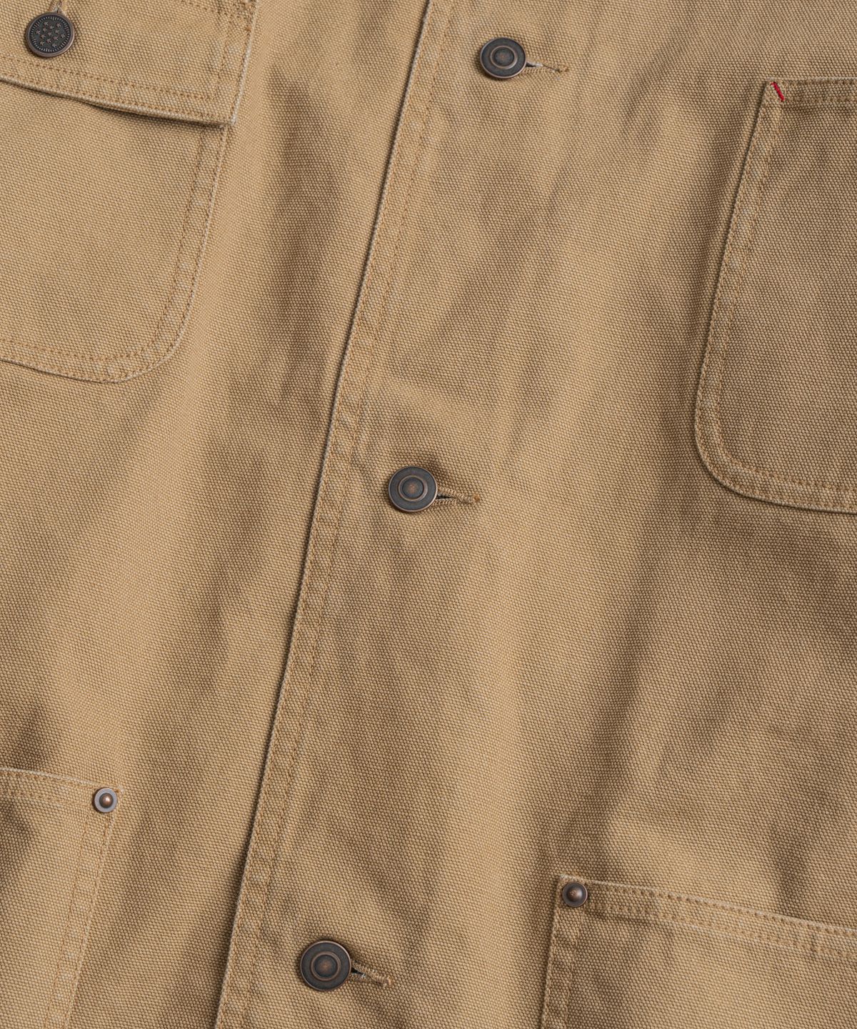 비헤비어(BEHEAVYER) WASHED LEATHER COLLAR COVERALL JACKET tan