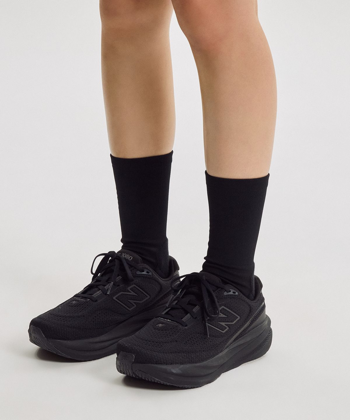 뉴발란스(NEW BALANCE) NBGEGF1192 / PF 드라이쿨 러닝 크루삭스(3PACK) (BLACK)