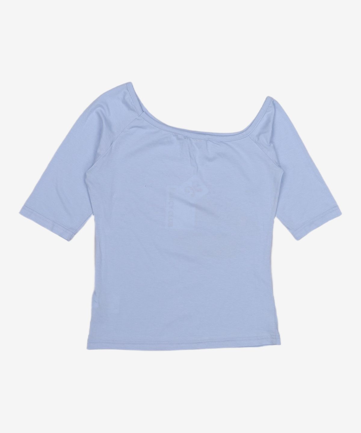 팬시클럽(FANCY CLUB) 플라스틱 키스 원숄더 탑 (SKY BLUE) F26QB051 FREE