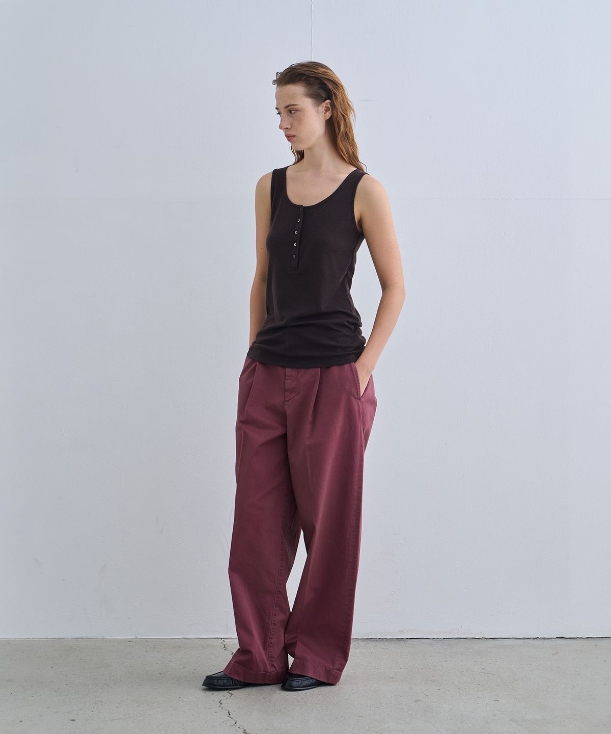 정감 스튜디오(JEONGGAM STUDIOS) Button Sleeveless_4 Color