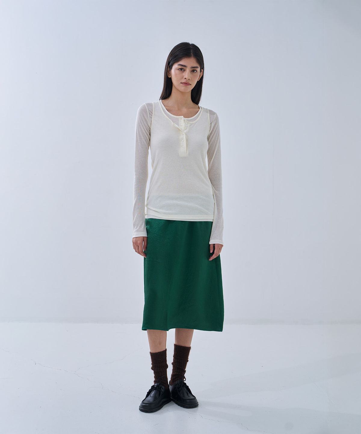 정감 스튜디오(JEONGGAM STUDIOS) Button Sleeveless_4 Color
