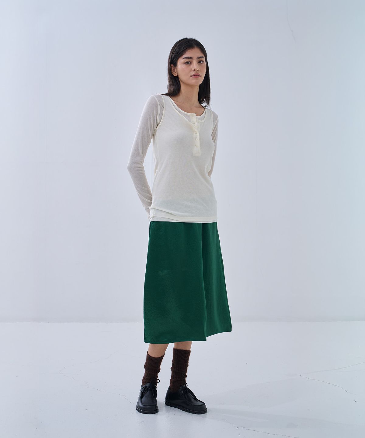 정감 스튜디오(JEONGGAM STUDIOS) Button Sleeveless_4 Color