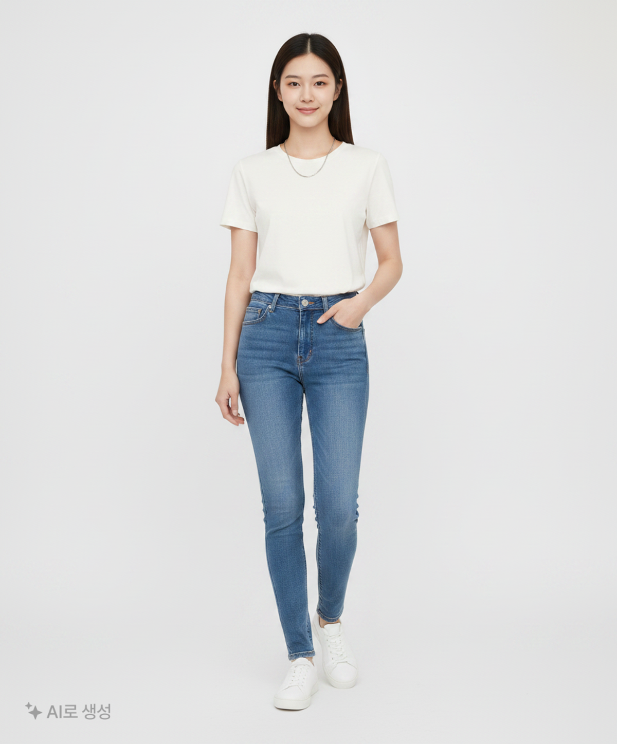 스파오(SPAO) [쿨비즈] 모달 베이직 라운드넥 티셔츠 SPRAA24G51 M