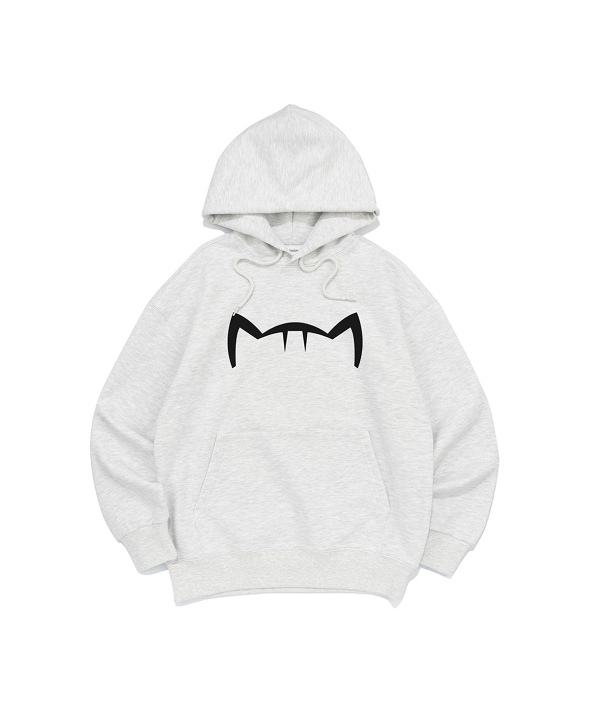 키키미미(KIKIMIMI) SIGNATURE KITTY LOGO HOOD (LIGHT MELANGE)