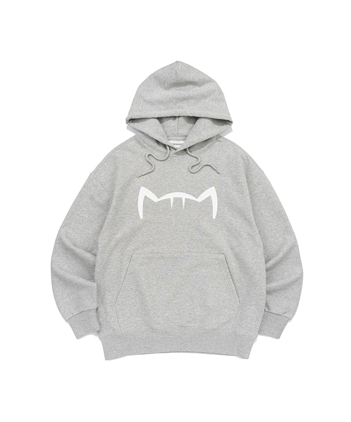 키키미미(KIKIMIMI) SIGNATURE KITTY LOGO HOOD (MELANGE)