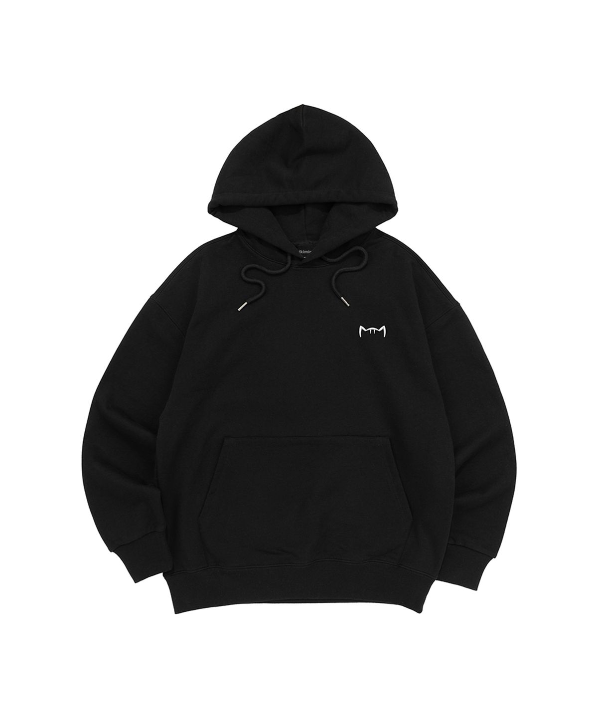 키키미미(KIKIMIMI) SIGNATURE KITTY SMALL LOGO HOOD (BLACK)