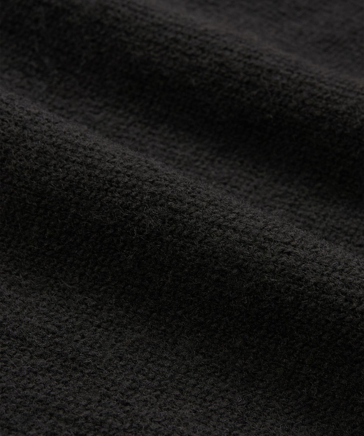 엑스컨테이너(EXCONTAINER) 모크넥 크롭 니트 (BLACK)