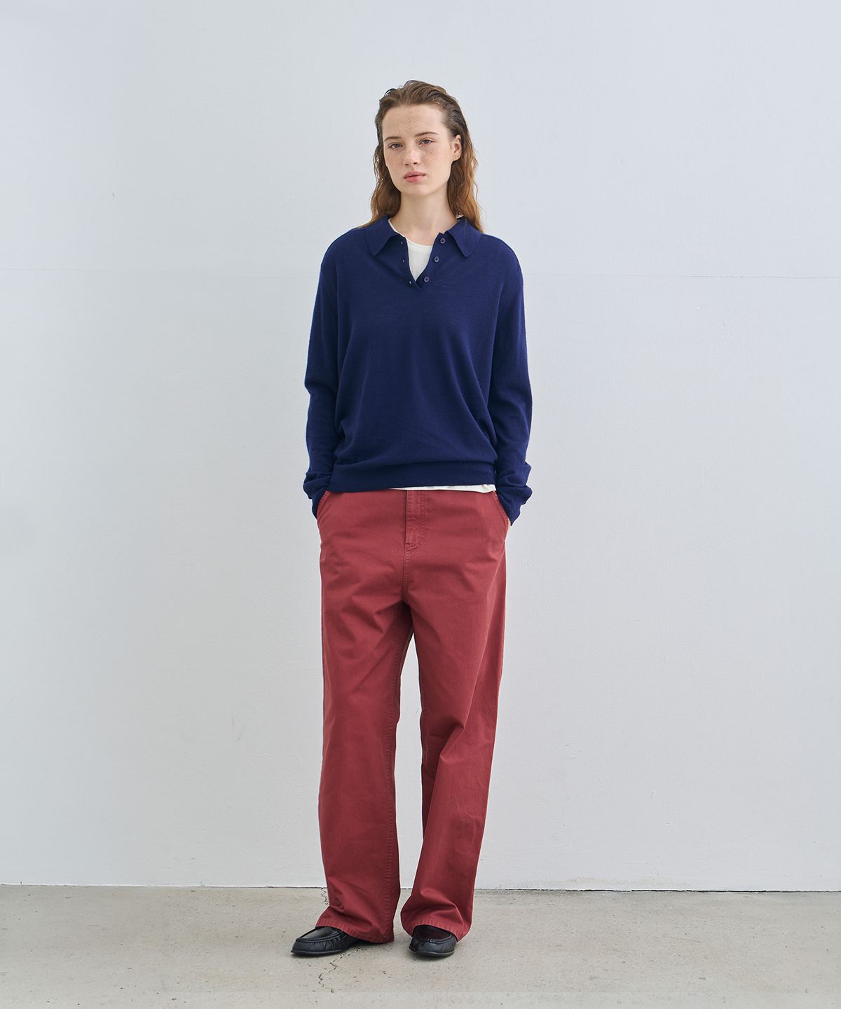 정감 스튜디오(JEONGGAM STUDIOS) Wool Collor Kint_6 Color