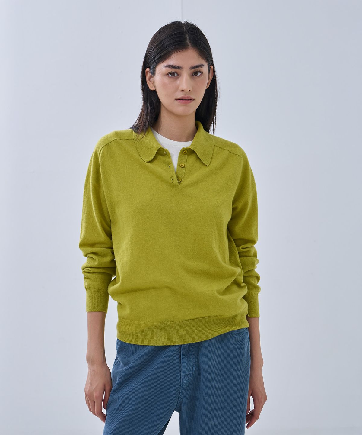 정감 스튜디오(JEONGGAM STUDIOS) Wool Collor Kint_6 Color