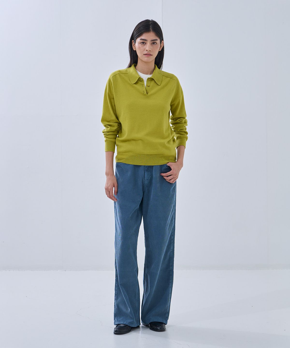 정감 스튜디오(JEONGGAM STUDIOS) Wool Collor Kint_6 Color
