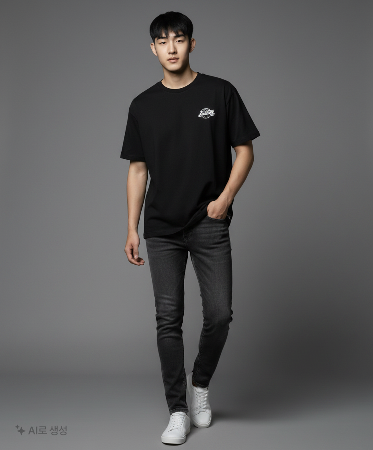 엔비에이(NBA) 팀 스몰로고 반팔 티셔츠(N252TS912P) 블랙 XL