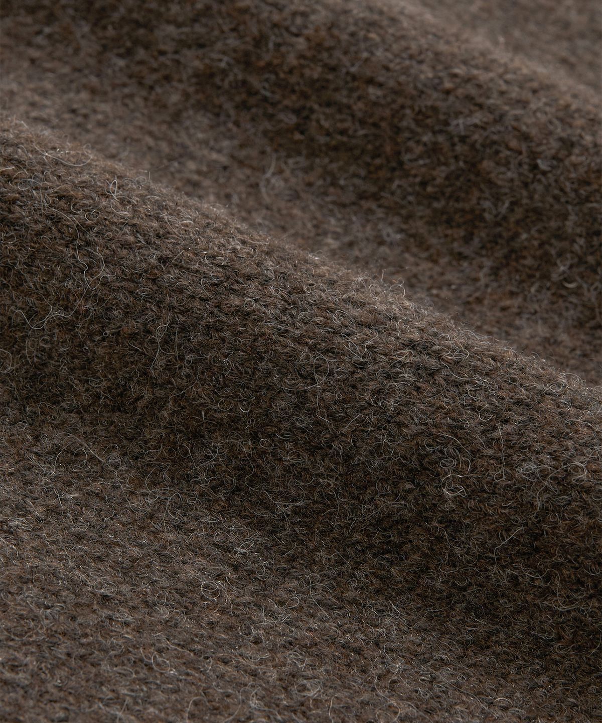 엑스컨테이너(EXCONTAINER) 모크넥 크롭 니트 (BROWN)