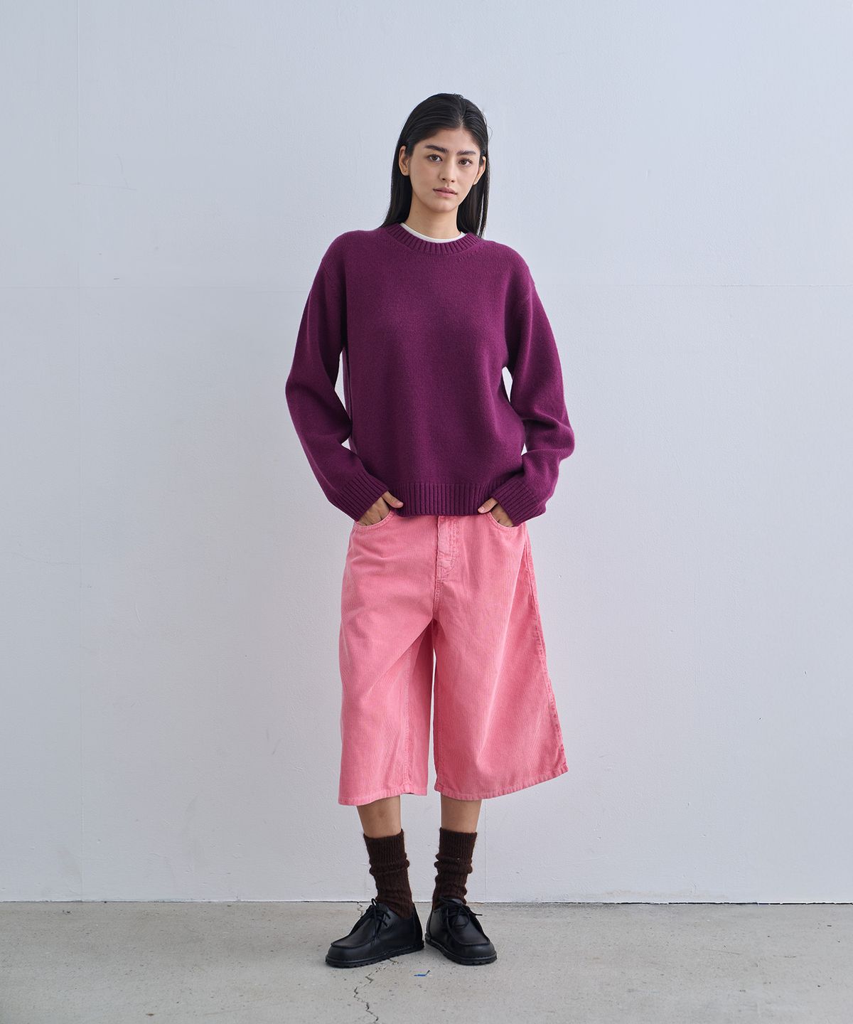 정감 스튜디오(JEONGGAM STUDIOS) Soft Round Knit_2 Color