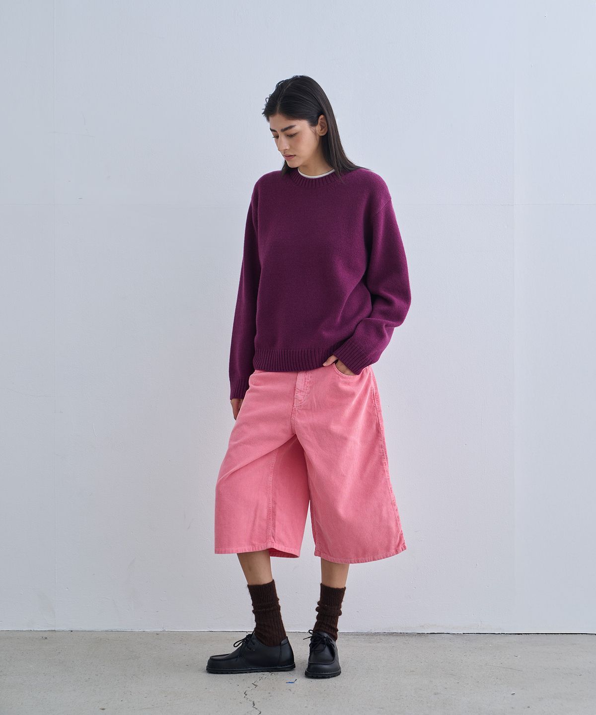 정감 스튜디오(JEONGGAM STUDIOS) Soft Round Knit_2 Color