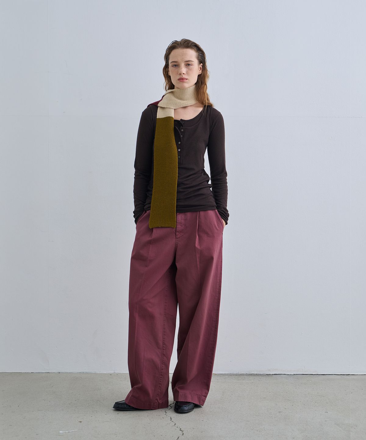 정감 스튜디오(JEONGGAM STUDIOS) Soft Wool Muffler_4 Color