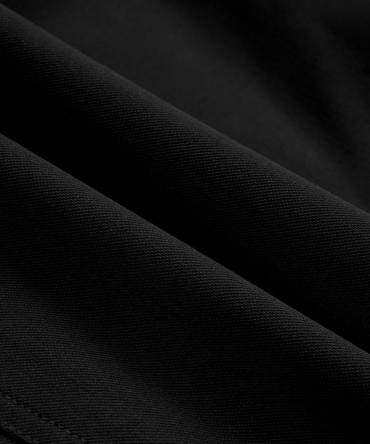 엑스컨테이너(EXCONTAINER) 투턱 롱 와이드 슬랙스 (BLACK)