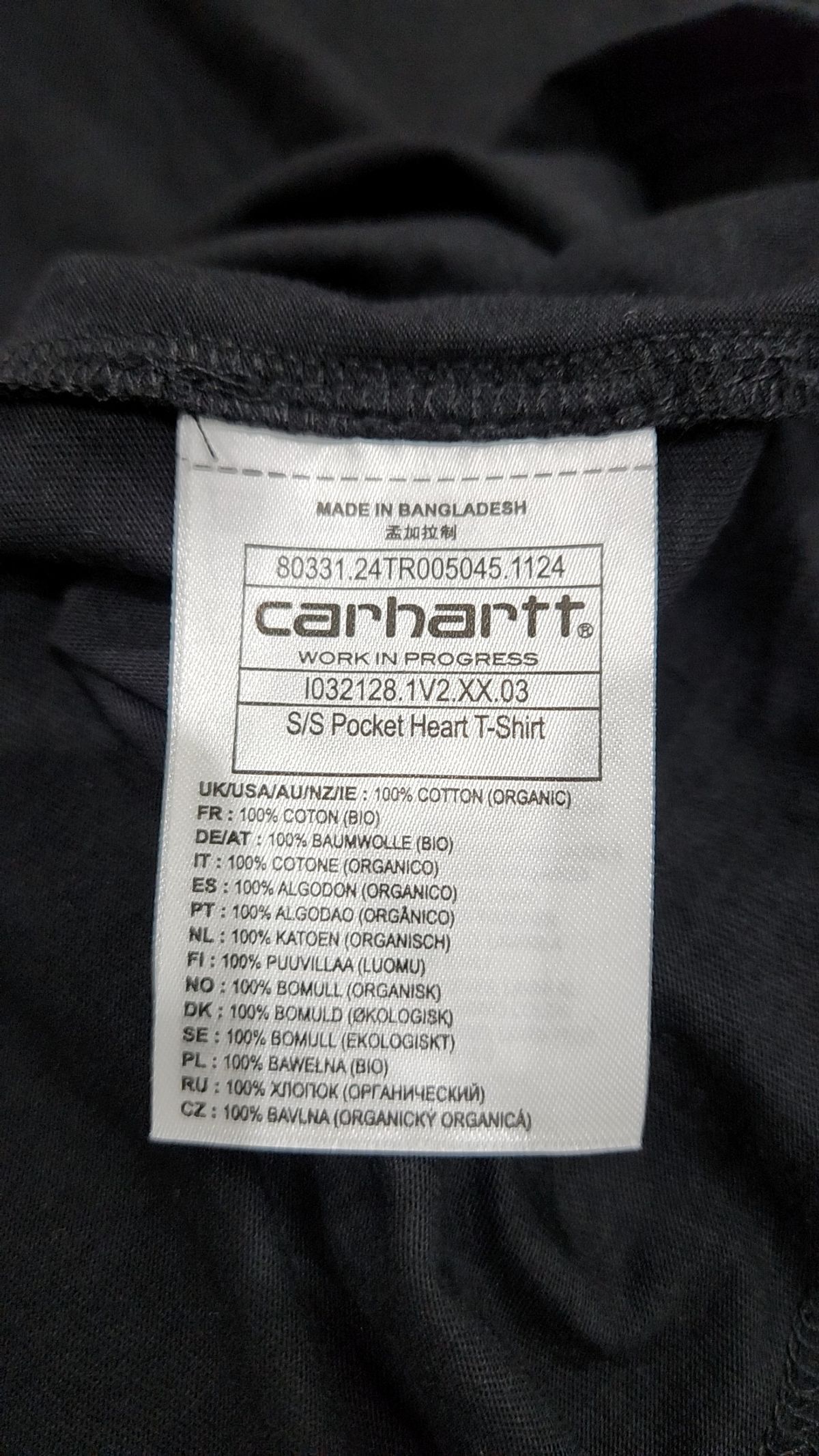칼하트WIP(CARHARTT WIP) 반소매 티셔츠 XL