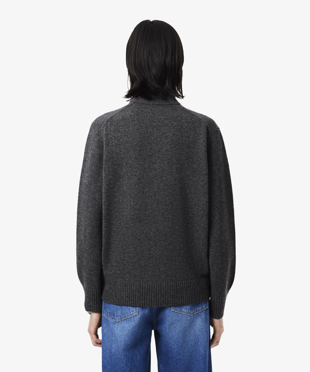 라코스테(LACOSTE) 남성 방모 반집업 풀오버 AH3052-56N 050